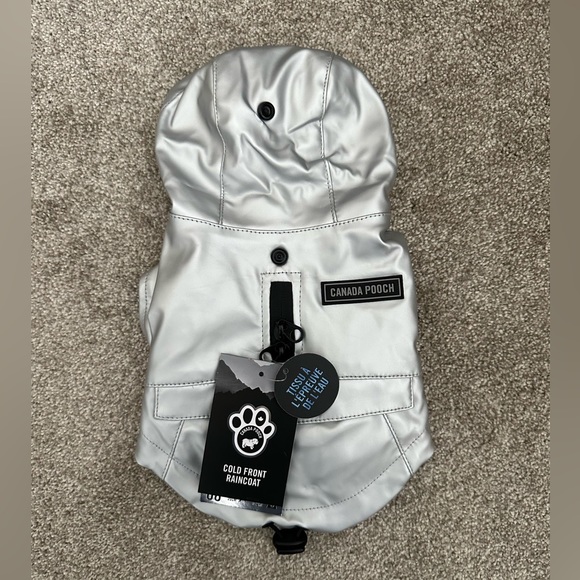 Fleece-lined raincoat for dogs - Picture 1 of 6